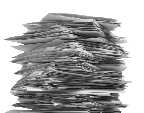 stacked folders